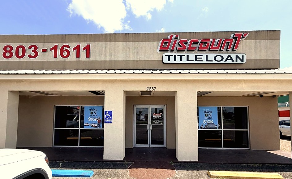 Discount Car Title Loan McAllen (Pecan & 23rd) storefront